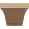 Ekena Millwork 12"W x 24"D x 12"H Wide Moab Rough Cedar Woodgrain TimberThane Corbel, Primed Tan CORUR12X24X12MOARCPR - alternate 2